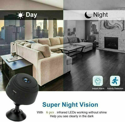 Mini Hidden Spy Camera Wireless Wifi IP Home Security 1080P HD DVR Night Vision