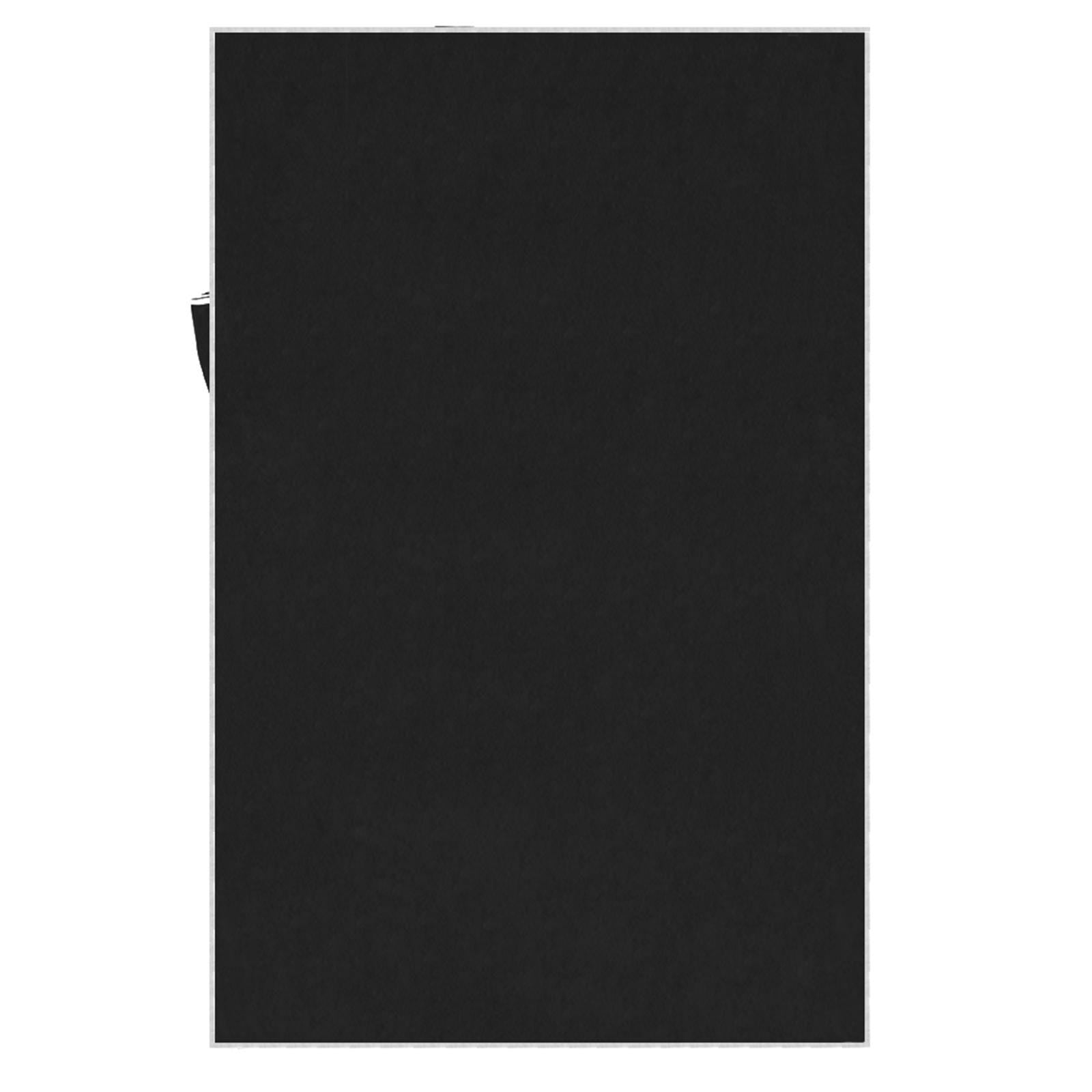 64" Portable Clothes Closet Wardrobe Storage Organizer Non-Woven Fabric Black Home Closet Shelves Dustproof Easy Assembly