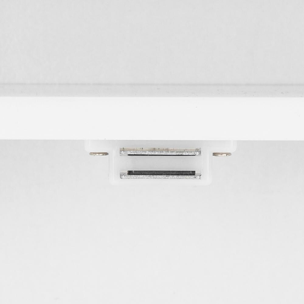 White Wall Hanging Bathroom Cabinet 65x48cm | Two-Door MDF Wall Storage Shelf with Open Space for Washroom or Bedroom Organization