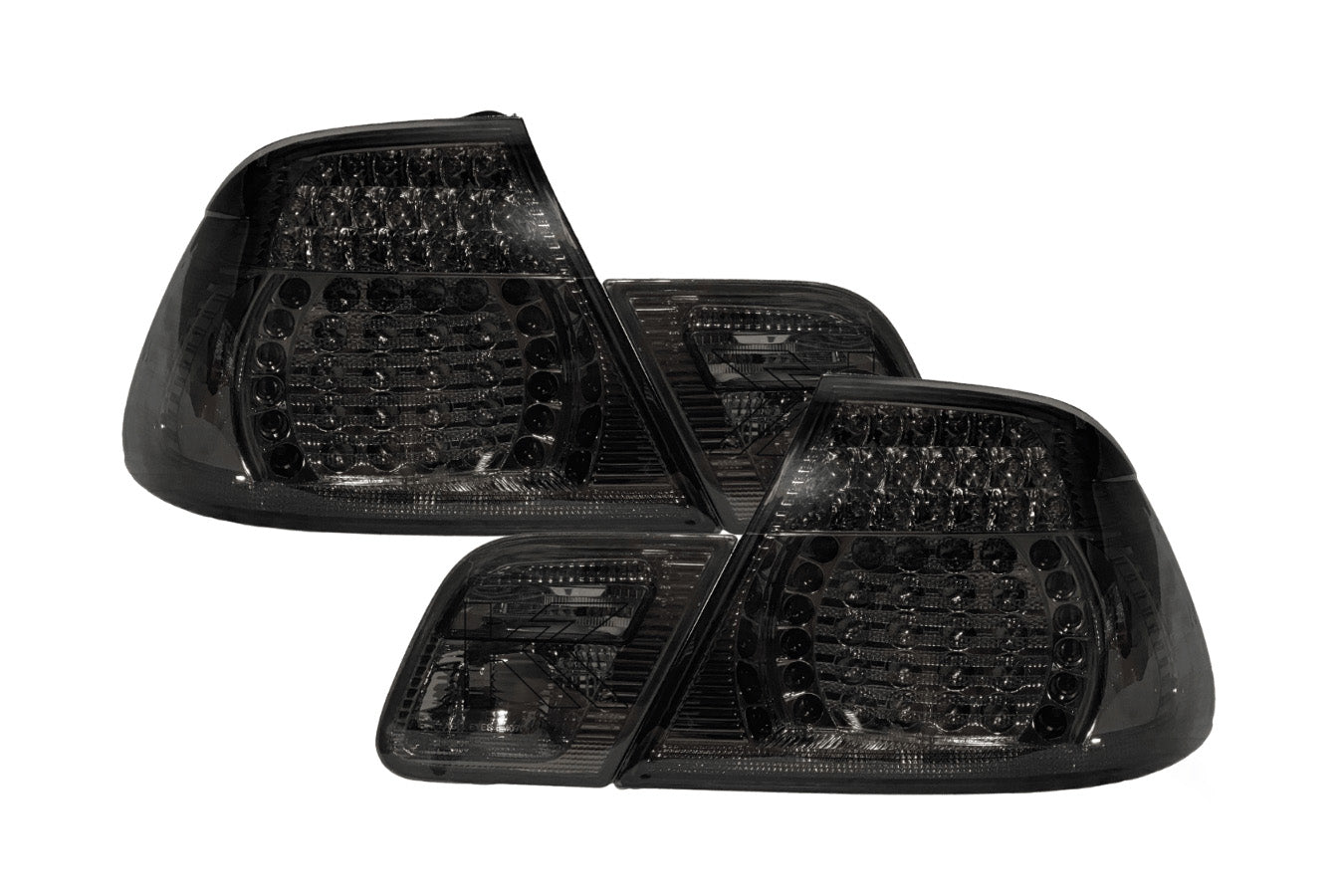 E46 Convertible Clear/Smoked LED Tail Lights (99-03)